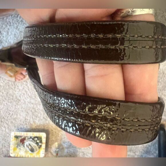 Coach Alex Op Art Brown/Khaki Coated Canvas Tote 14264 - Picture 3 of 10